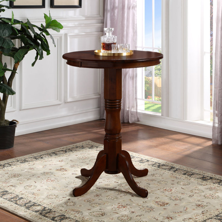 Small round deals bar height table